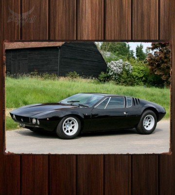 Металлическая табличка De Tomaso Mangusta 214